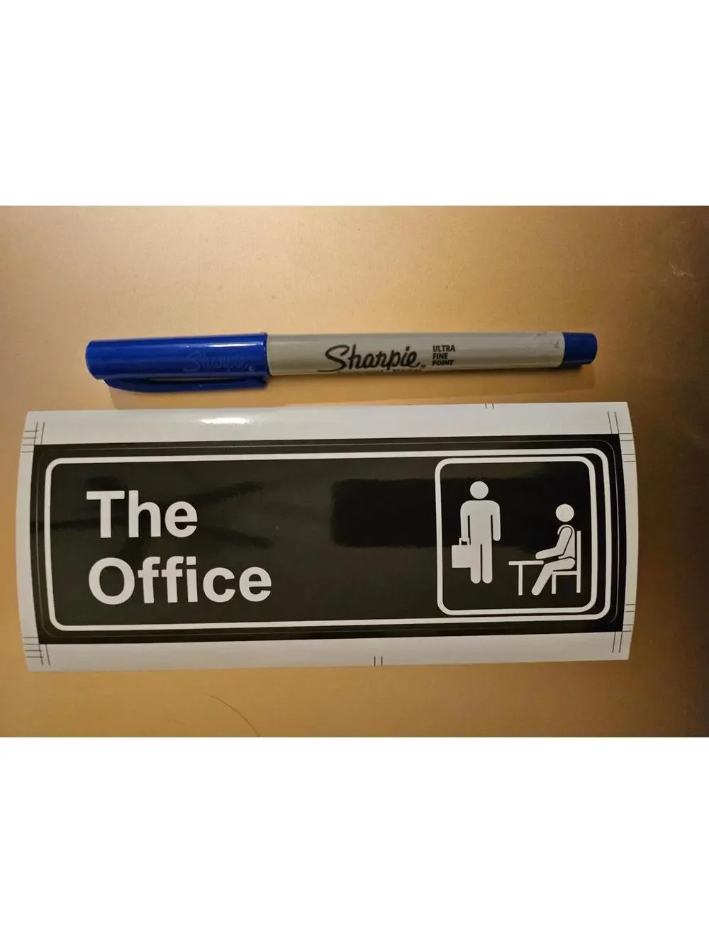 The office (TV Show)- laptop Sticker - New. Same size as plaquard - NEW